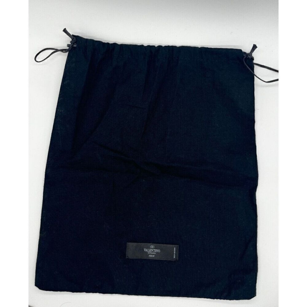 Authentic Valentino Dust Bag Storage Drawstring Black 13"